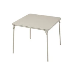 Style Selections 34-in X 34-in Square Steel Folding Table