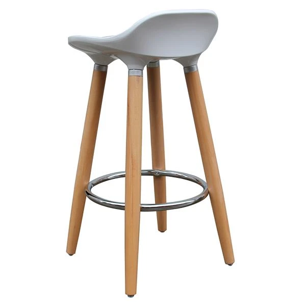 Worldwide Home Furnishings !nspire White ABS Seat With Wood Base Counter Stool (Set Of 2) 3 Worldwide Home Furnishings !nspire White ABS Seat With Wood Base Counter Stool (Set Of 2)