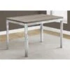 Monarch Specialties Monarch 31.5-in X 47.5-in Metal Dark Taupe Dining Table -Rona shop 330002986 AlternateImage2 l
