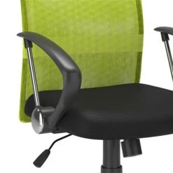 CorLiving 20.00-In X 19.00-In Contoured Lime Green Mesh Back Office Chair