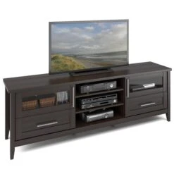 CorLiving Jackson Espresso Extra Wide TV Stand