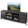 CorLiving Jackson Black Extra Wide TV Stand
