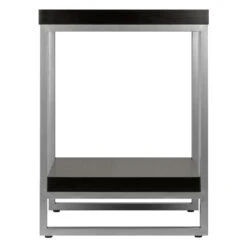 Winsome Wood Jared 18.03-in X 24.49-in Espresso Metal Table -Rona shop 330004822 AlternateImage2 l