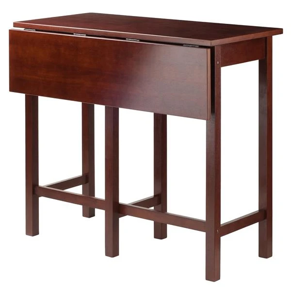 Winsome Wood Lynden 30-in X 35.43-in Walnut Wood Drop Leaf Table 3 Winsome Wood Lynden 30-in X 35.43-in Walnut Wood Drop Leaf Table
