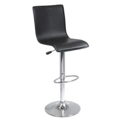 Winsome Wood Spectrum Air Black Metal 16.34-in X 22.72-in Bar Stool