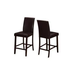 Monarch Specialties Monarch 24.5-in Brown Dining Chairs (Set Of 2)