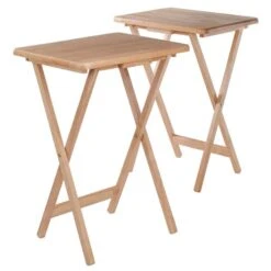 Winsome Wood Alex Walnut Wood Snack Tables (2-Piece Set) -Rona shop 330010555 AlternateImage1 l