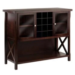 Winsome Wood Xola Buffet Cabinet 43.86-in X 36in Cappuccino