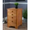 Winsome Wood Studio Cabinet - 4 Drawers - 28.94-in - Wood - Honey