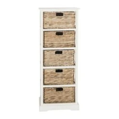 Safavieh American Home White 5 Basket Storage Chest -Rona shop 330011880 MainImage 001 l