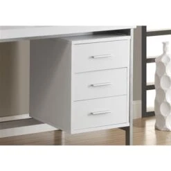 Monarch Specialties Monarch 60-in X 31-in White Office Desk 9 Monarch Specialties Monarch 60-in X 31-in White Office Desk -Rona shop 330016973 AlternateImage2 l