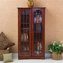 Southern Enterprises Dark Cherry Red Composite 6-Shelf Bookcase -Rona shop 330949591 AlternateImage1 l