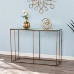 Southern Enterprises Comi Clear Glass Casual Console Table -Rona shop 330949803 AlternateImage1 l