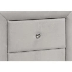 Monarch Specialties Velvet Light Grey Nightstand -Rona shop 330953462 AlternateImage2 l