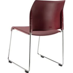 National Public Seating 8800 Series Contemporary Burgundy Side Chair (Metal Frame) - Set Of 4 -Rona shop 330961215 AlternateImage4 l