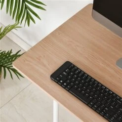 HomCom 19.75-in Brown Modern/Contemporary Foldable Desk On Wheels With 3 Drawers -Rona shop 330974831 AlternateImage4 l