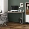 Bestar Universel 59.3-in Grey Contemporary/Modern Standing Desk