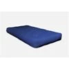 AJD Home 4-in Royal Single CertiPUR-US® Foam Futon Full (75-in X 54-in) In Blue -Rona shop 331002740 MainImage 001 l