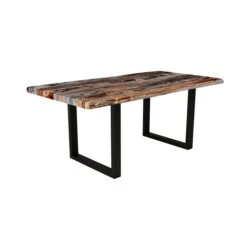 MobX ZEN Rectangular Wood Fixed Standard (30-in H) Table With Black Metal Base -Rona shop 331003029 AlternateImage1 l