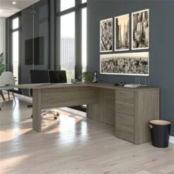 Bestar Embassy 66-in Narrow Desk Shell - Dark Chocolate -Rona shop 331025149 AlternateImage3 l