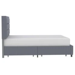 !nspire Grey Queen Upholstered Bed With Integrated Storage And Adjustable Headboard -Rona shop 331025346 AlternateImage2 l