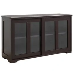 HomCom Coffee Composite Sideboard