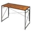 Costway 19.5-in Rustic Brown Modern/Contemporary Computer Desk