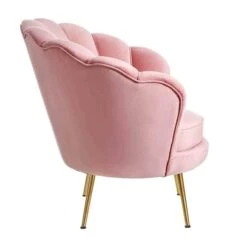 Plata Import Reyna Modern Pink Velvet Accent Chair -Rona shop 331032644 AlternateImage1 l