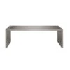 Plata Import Nove 48-in Modern Brushed Stainless Steel Bench