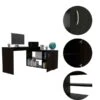 FM Furniture Dallas 59.6-in W Black L-shaped Desk -Rona shop 331040155 AlternateImage4 l