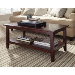 Alaterre Shaker Cottage 42-in Coffee Table - Espresso -Rona shop 331049641 AlternateImage3 l