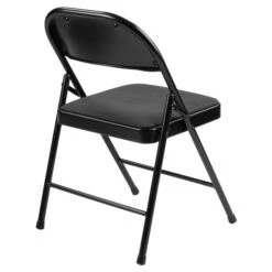 Commercialine 900 Series Indoor Star Trail Black Fabric Padded Standard Folding Chairs With Steel Frame - 4-Pack -Rona shop 331050585 AlternateImage2 l