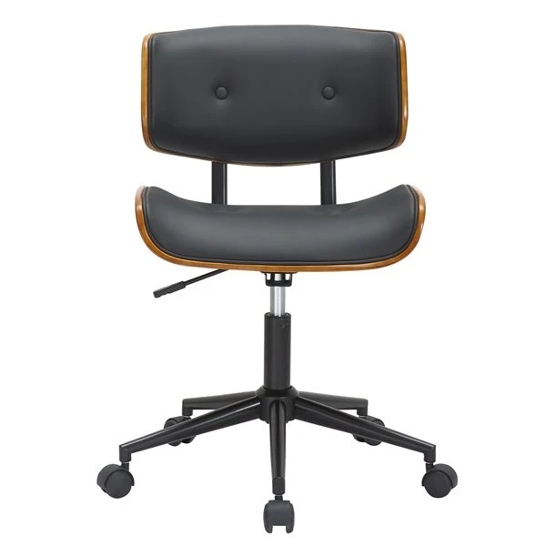 WHI Contemporary Adjustable Height Swivel Task Chair In Black 3 WHI Contemporary Adjustable Height Swivel Task Chair In Black