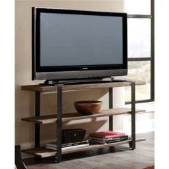 Alaterre Modesto Brown Rustic Console Table