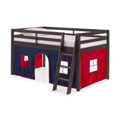 Alaterre Roxy Espresso, Blue And Red Toddler Bed With Tent -Rona shop 331062229 MainImage 001 l