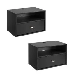 Prepac Black Pine Nightstand - Set Of 2 -Rona shop 331062714 MainImage 001 l