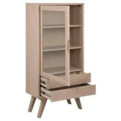 Actona 57-in A-Line Oak Veneer Display Cabinet -Rona shop 331062741 AlternateImage2 l