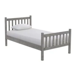 Alaterre Windsor Driftwood Grey Slat Twin Size Bedroom Set - 4-Piece -Rona shop 331063008 AlternateImage3 l
