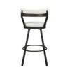 HomeTrend Appert White Faux Leather Bar Height (27-in To 35-in) Upholstered Swivel Bar Stools - 2-Pack -Rona shop 331063903 AlternateImage2 l