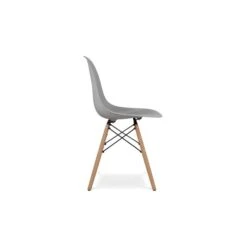 TAKE ME HOME Louvre Grey/Wood Chair - Set Of 2