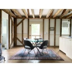 TAKE ME HOME Blue Velvet Flint Chair With Steel Legs - Set Of 2 -Rona shop 331064987 AlternateImage1 l