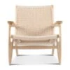 TAKE ME HOME Modern Natural Linen Chaise Lounge