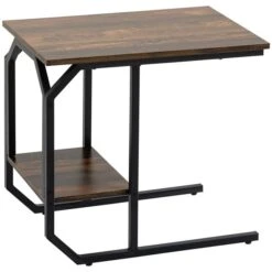 HomCom Espresso Composite Rectangular End Table -Rona shop 331067609 MainImage 001 l
