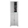 Systembuild Evolution Lory 23.46-in Wood Composite Freestanding Utility Storage Cabinet In Dove Grey