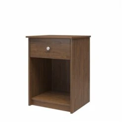 Ameriwood Home Ellwyn Walnut Nightstand With Drawer