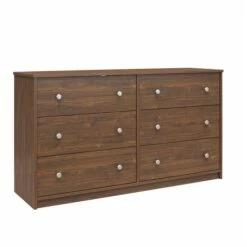 Ameriwood Home Ellwyn Walnut 6-Drawer Standard Dresser -Rona shop 331068470 MainImage 001 l