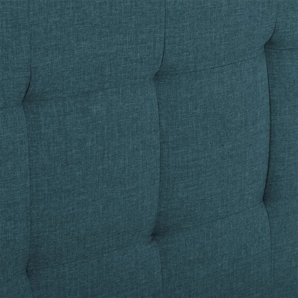CorLiving Ellery Full Size Fabric Tufted Panel Bed - Teal Blue 5 CorLiving Ellery Full Size Fabric Tufted Panel Bed - Teal Blue - Image 3