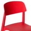 Fabulaxe Modern Red Plastic Dining Chairs - Set Of 4 -Rona shop 332000619 AlternateImage4 l