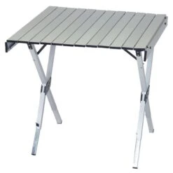Camp & Go 48-in X 27-in Rectangular Aluminum Outdoor Extending Table