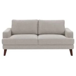 CorLiving Paris Modern Light Grey Polyester Sofa